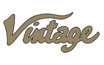 Display vintage gold logo usa 400