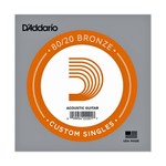 D'Addario BW036 Bronze Wound Acoustic Guitar Single String, .036