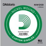 D'Addario NW059 XL Nickel Wound Electric String, .059 gauge, Single
