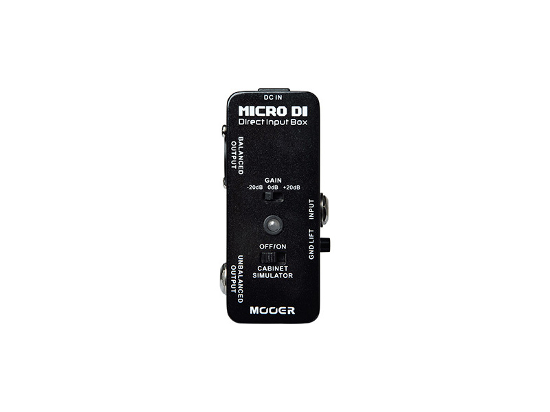Mooer Micro DI MDI1 Direct Inject Pedal for Guitarists and Bassists