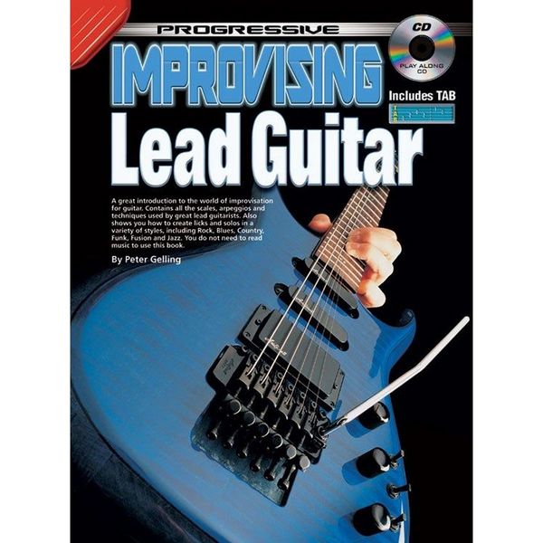 Square progressive improvising lead guitar
