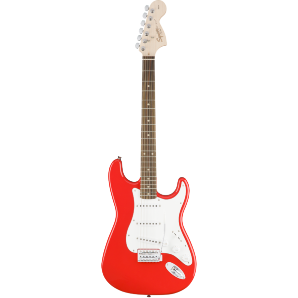 Square squier affn strat r.red lb8