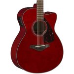 YAMAHA FSX800C-RRII ELECTRO ACOUSTIC GUITAR RUBY RED