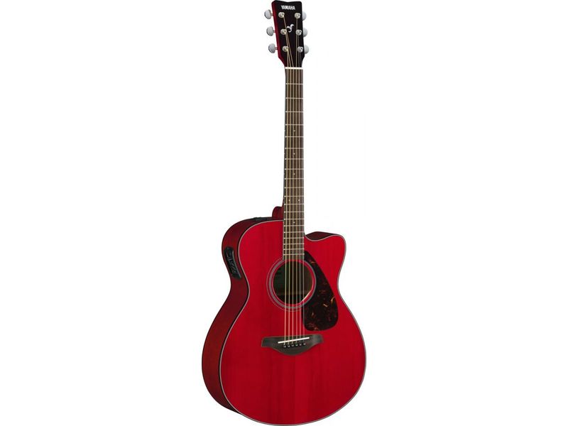 YAMAHA FSX800C-RRII ELECTRO ACOUSTIC GUITAR RUBY RED