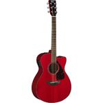 YAMAHA FSX800C-RRII ELECTRO ACOUSTIC GUITAR RUBY RED