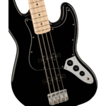 Squier Affinity Series Jazz Bass®, Maple Fingerboard, Black Pickguard, Black