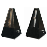 Wittner Pyramid Metronome. Plastic casing, black wood finish. No Bell	