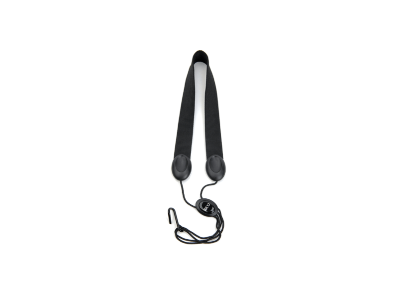 Rico Saxophone Strap, Soprano/Alto, Black Nylon