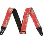 Fender 2" Hawaiian Strap Red Floral	