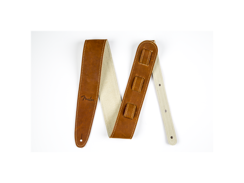 Fender Ball Glove Leather Strap Brown Cookes