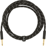 Fender Deluxe Series Instrument Cable, Straight/Straight, 10, Black Tweed