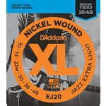 D'Addario EJ20 Nickel Wound Electric Guitar Strings Jazz Extra Light 10-49