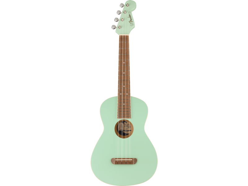 Fender Avalon Tenor Ukulele, Walnut Fingerboard, Surf Green
