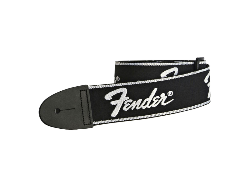 Fender Running Logo Strap Black 0990671000 Cookes