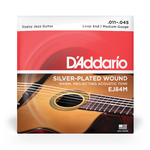 DAddario EJ84M Gypsy Jazz Acoustic Guitar Strings Loop End Light 11-45