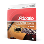 DAddario EJ84M Gypsy Jazz Acoustic Guitar Strings Loop End Light 11-45