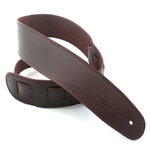 DSL Leather Strap 2.5" Brown with Brown Stitching