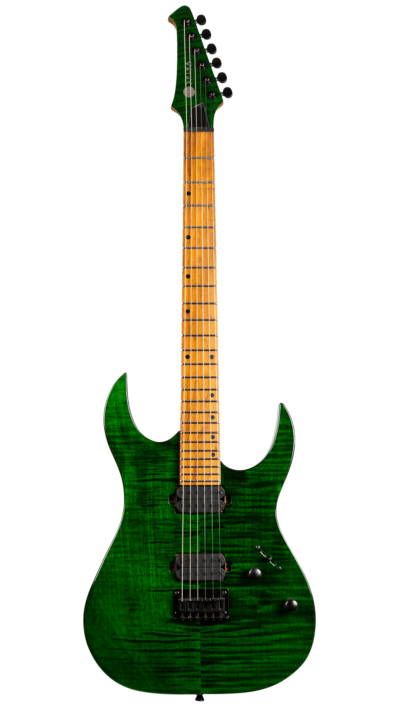 Spira S450 TGR Electric Guitar Trans Green Cookes