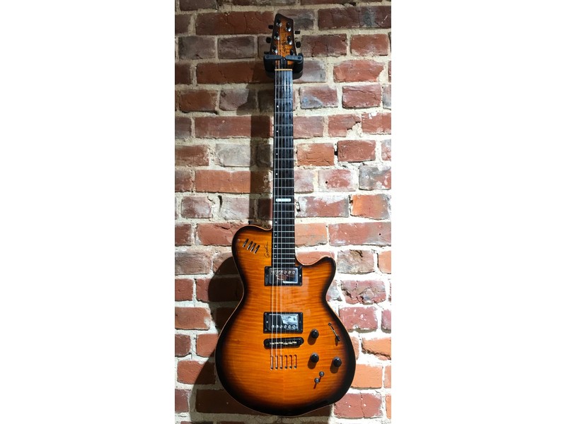 Pre Loved Godin LGX-SA Cognac Burst Inc Soft Bag