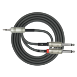 Kirlin Pro Deluxe ST 3.5mm-2 x 1/4 Jack Cable