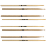 ProMark Classic Forward 5A Hickory Drumsticks, Oval Wood Tip, 4-Pack