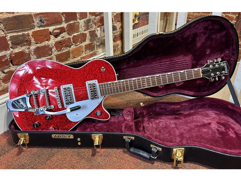 Pre Loved Gretsch Players Edition Jet FT With Bigsby - Red Sparkle