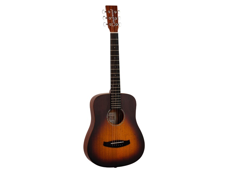 Tanglewood TC2 Travel Guitar Whiskey Burst Satin