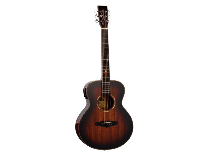 Tanglewood TWX1EK Winterleaf Exotic Mini Folk Electro Acoustic Autumn Burst Gloss