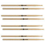 ProMark Classic Forward 5B Hickory Drumstick, Oval Wood Tip, 4-Pack