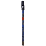 Flageolet Boho D Whistle - Paisley Blue