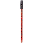 Flageolet Boho D Whistle - Paisley Red