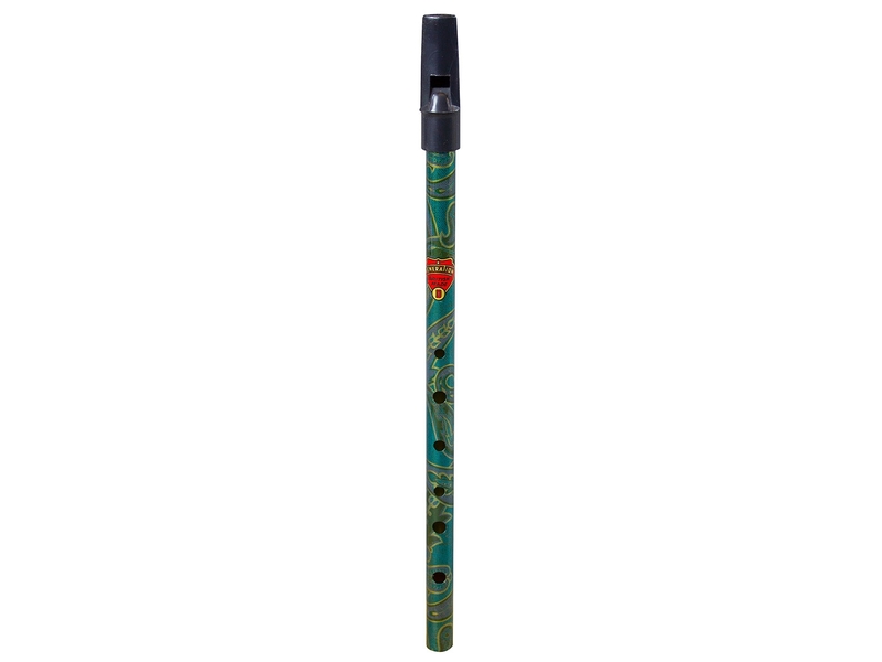 Flageolet Boho D Whistle - Paisley Green