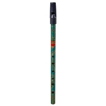 Flageolet Boho D Whistle - Paisley Green