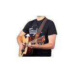 Taylor GS Mini Guitar Strap Chocolate Brown 2" Cotton