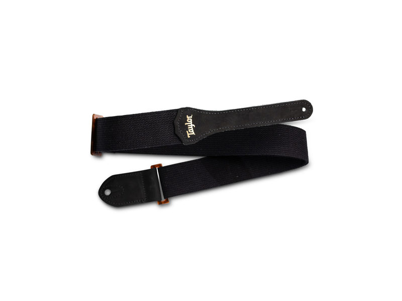 Taylor GS Mini Guitar Strap Black Cotton 2"