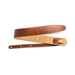 Taylor Strap Medium Brown Leather/Suede Back 2.5"