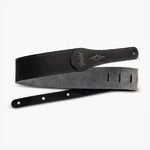 Taylor Gemstone Strap Sanded Suede Black 2.5"