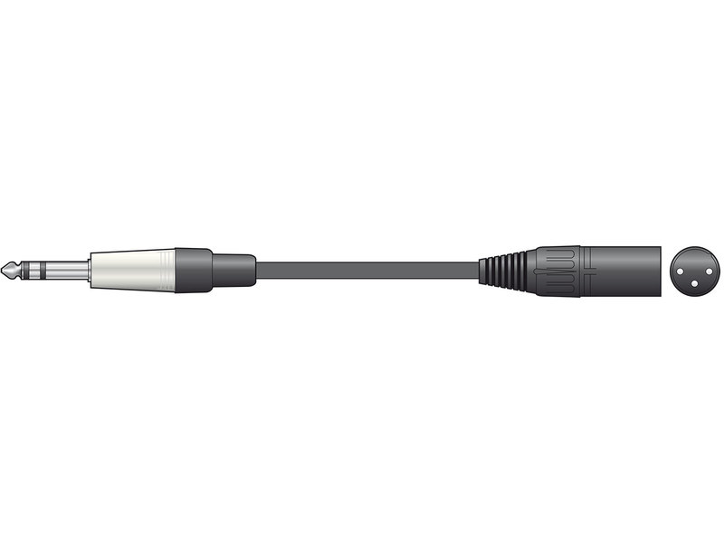 Citronic Classic TRS Jack-XLRM 3.0m Cable