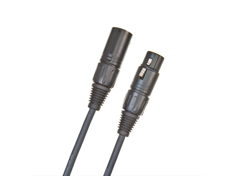 DAddario Classic Series XLR Microphone/Powered Speaker Cable, XLR to XLR- 50ft.	
