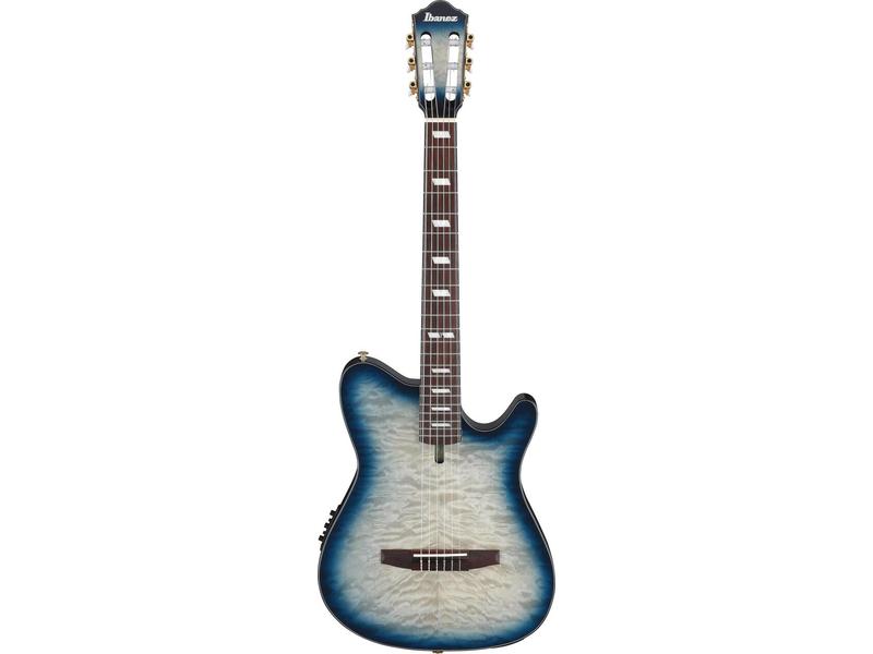 Ibanez FRH20QMN-CTL Nylon Electro Cosmic Blue Starburst
