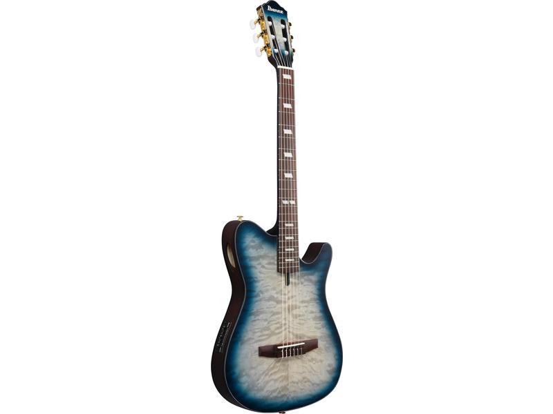 Ibanez FRH20QMN-CTL Nylon Electro Cosmic Blue Starburst