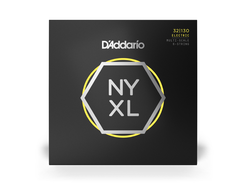 DAddario 32-130 Regular Light 6-String, Multiscale, NYXL Bass Strings