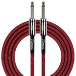 Kirlin Fabric Cable 20ft Straight Red	