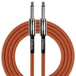 Kirlin Fabric Cable Straight/Straight Orange	