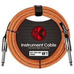 Kirlin Fabric Cable Straight/Straight Orange	