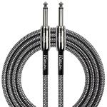 Kirlin Fabric Cable Straight/Straight 20ft Black