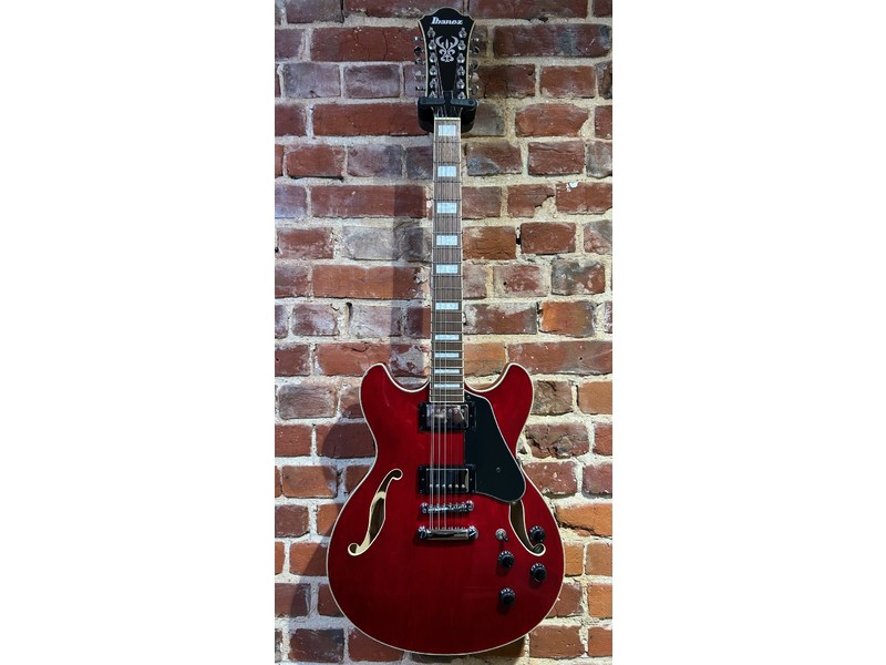 Pre Loved Ibanez AS7312-TCD 12-String Trans Cherry Red