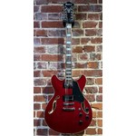 Pre Loved Ibanez AS7312-TCD 12-String Trans Cherry Red