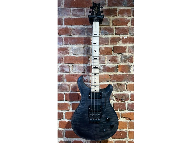 Pre Loved PRS CE24 Dustie Waring Floyd Rose Grey Black Inc Bag