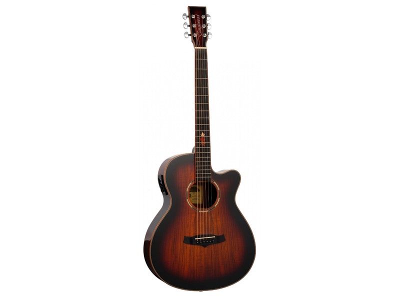 Tanglewood TWX4CEK Winterleaf Exotic Super Folk Electro Acoustic Autumn Burst Gloss